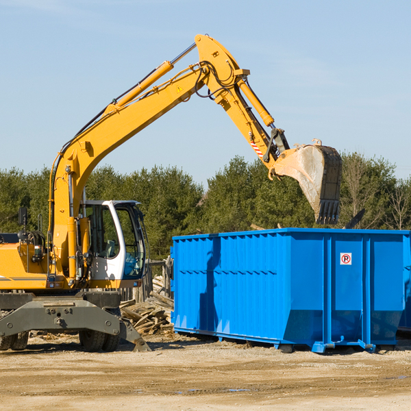 what happens if the residential dumpster is damaged or stolen during rental in Fall Rock KY